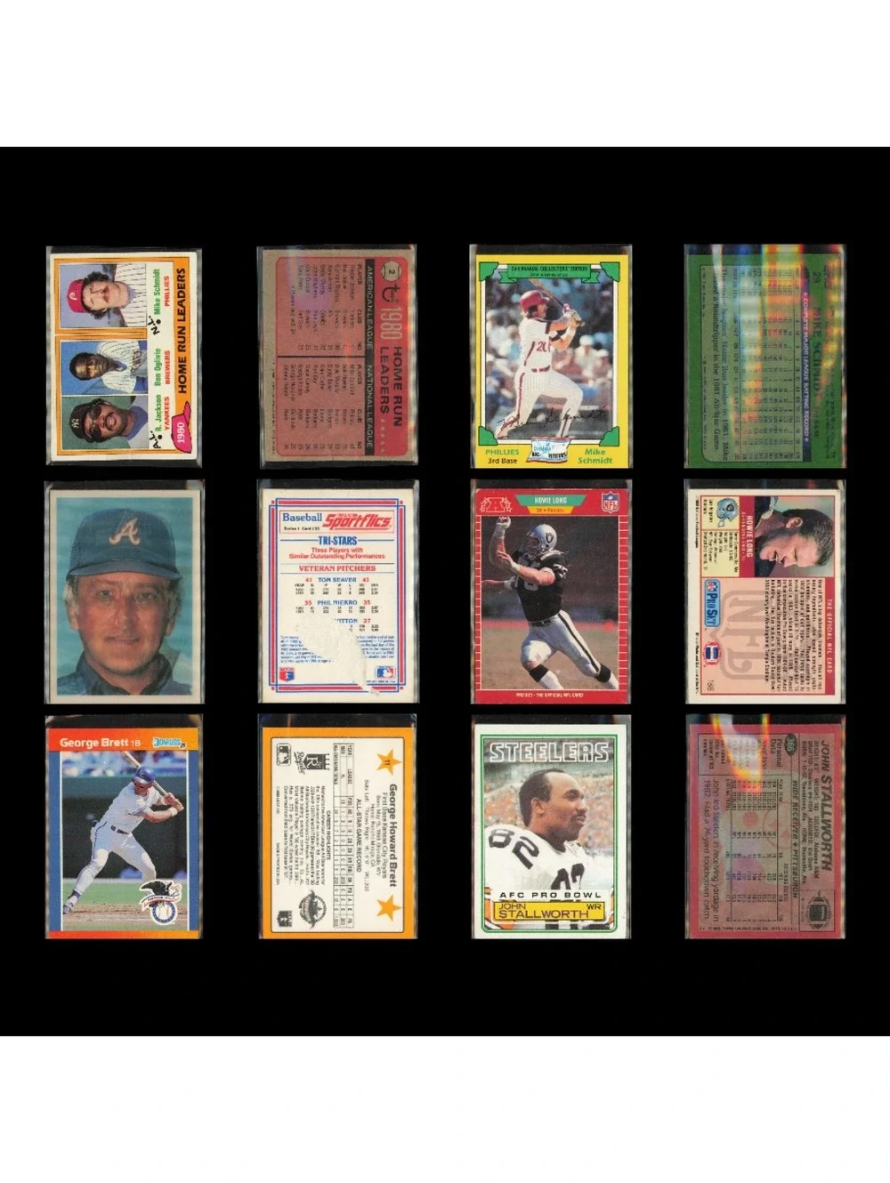 Vintage 105-Card HOF & Stars Lot Baseball Basketball Football NBA NFL MLB *READ*